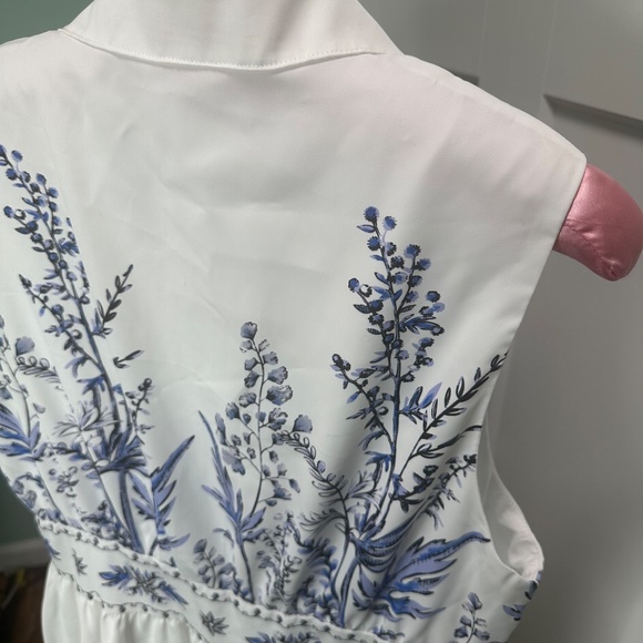 Cupshe Floral Blue dress no size located - Picture 4 of 5